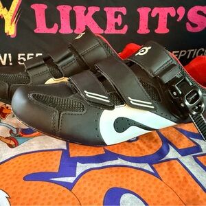 Peloton Red and Black Cycling Shoes